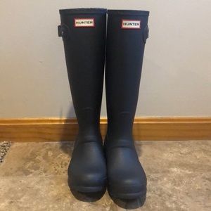 Women’s original tall Hunter boots navy